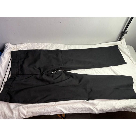 Black Michael Brandon dress pants size 34 x 30 - Picture 2 of 7